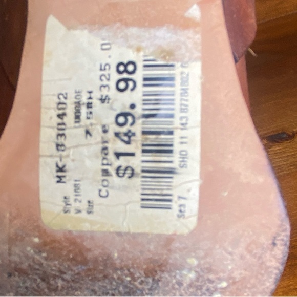 Michael Kors Collection Leather Cowboy Boots size 7.5 Made in Italy - Picture 16 of 17